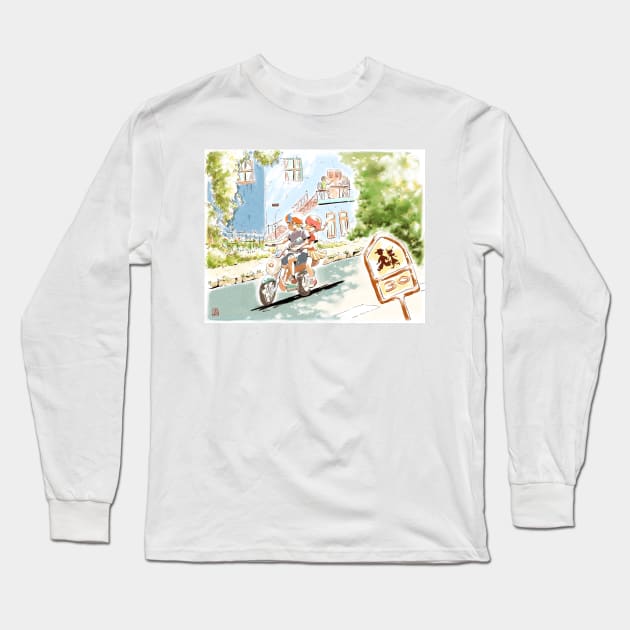 Saturday morning in Montreal Long Sleeve T-Shirt by icecream juba